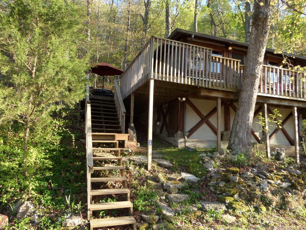 Lake Lucerne Treehouse Villa Eureka Springs Exterior foto